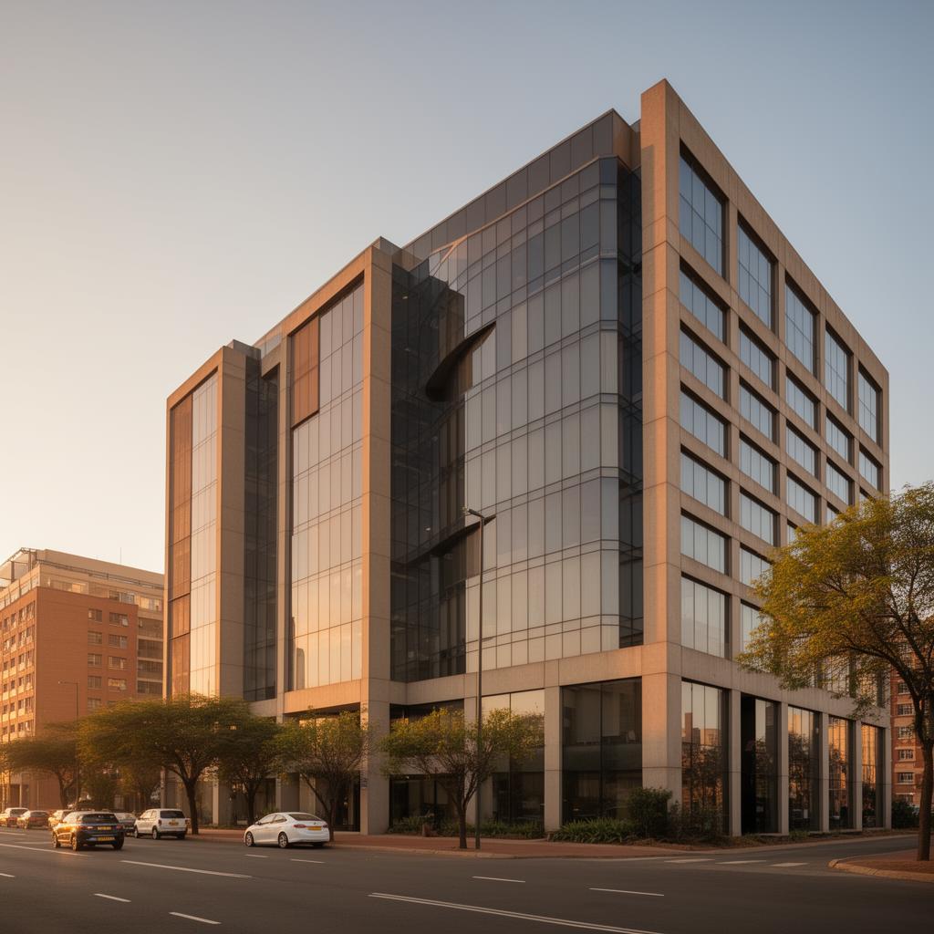 Corporate office building in Johannesburg